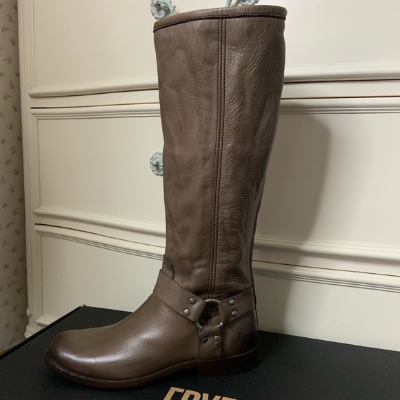 frye phillip harness wide calf